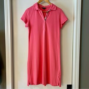 Lands End pink polo dress size S